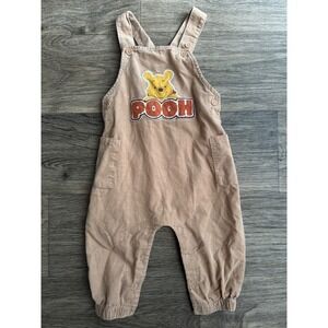 Disney Winnie the‎ Pooh Baby Overalls Size 18 Months